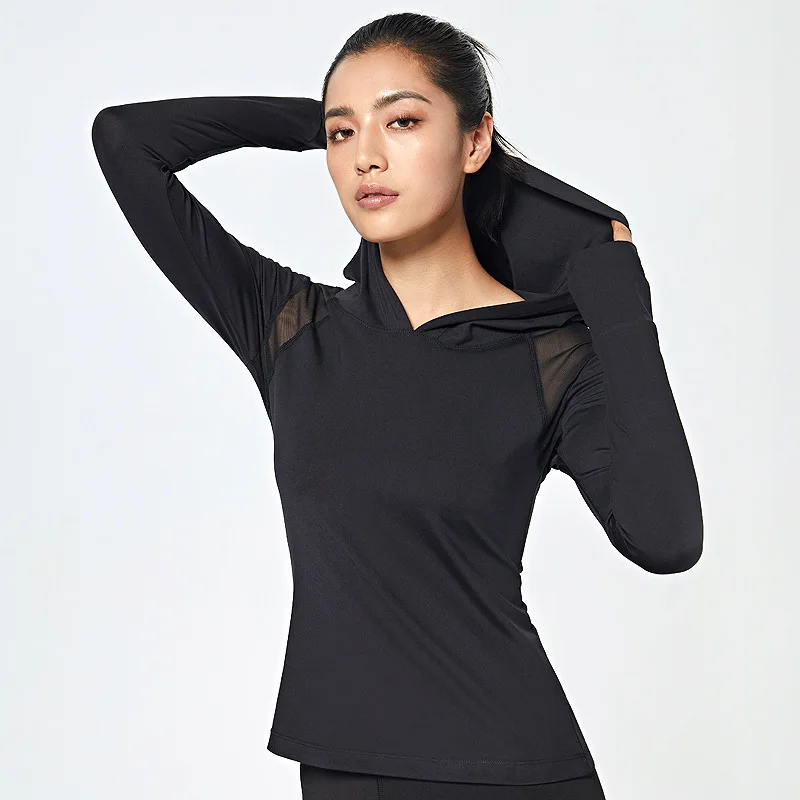 

Girl long sleeve running gym sportswear