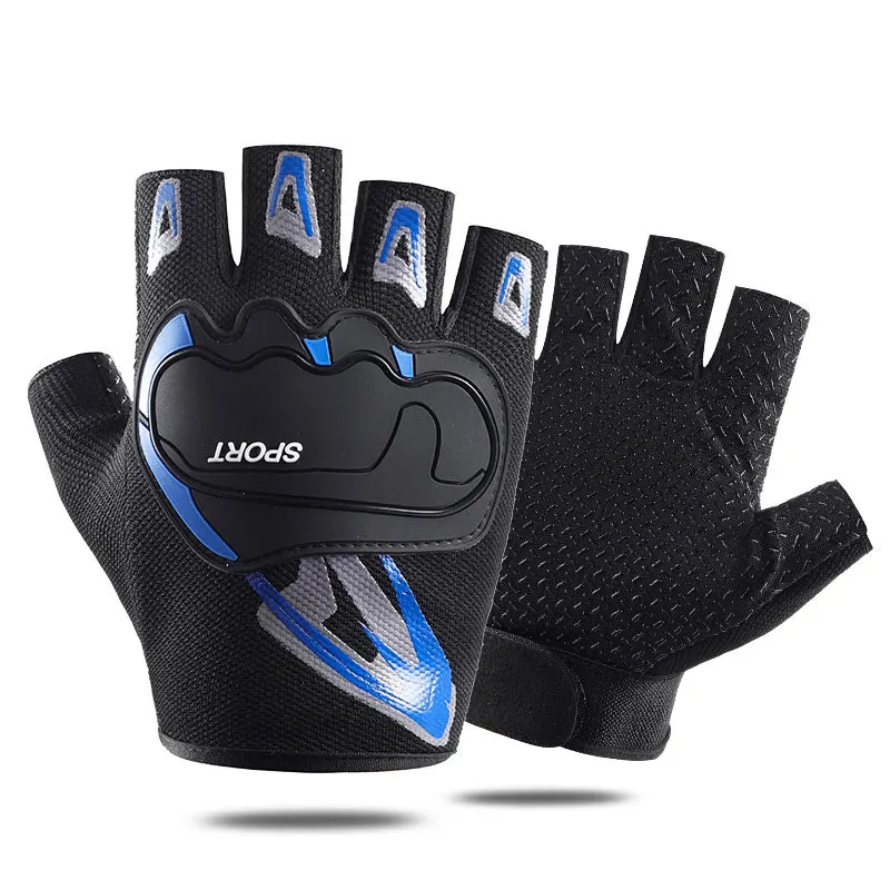 

JETSHARK anti slip training sunscreen motorcycle breathable protective sports half finger Cycling Gloves