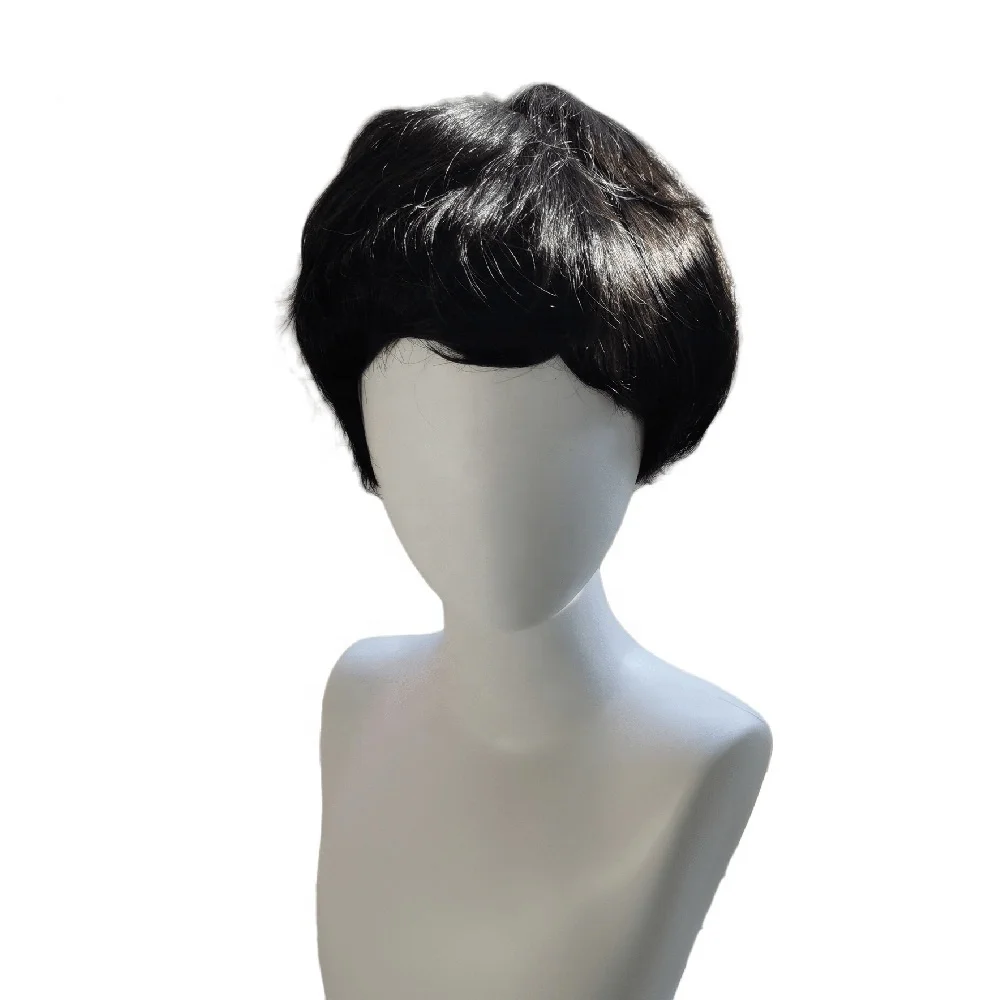 

Wholesale Cheapest Brazilian Afro Curl Remy 100% Human Hair Wig Natural Black 1b Machine Made Short Wigs, 1b natural black