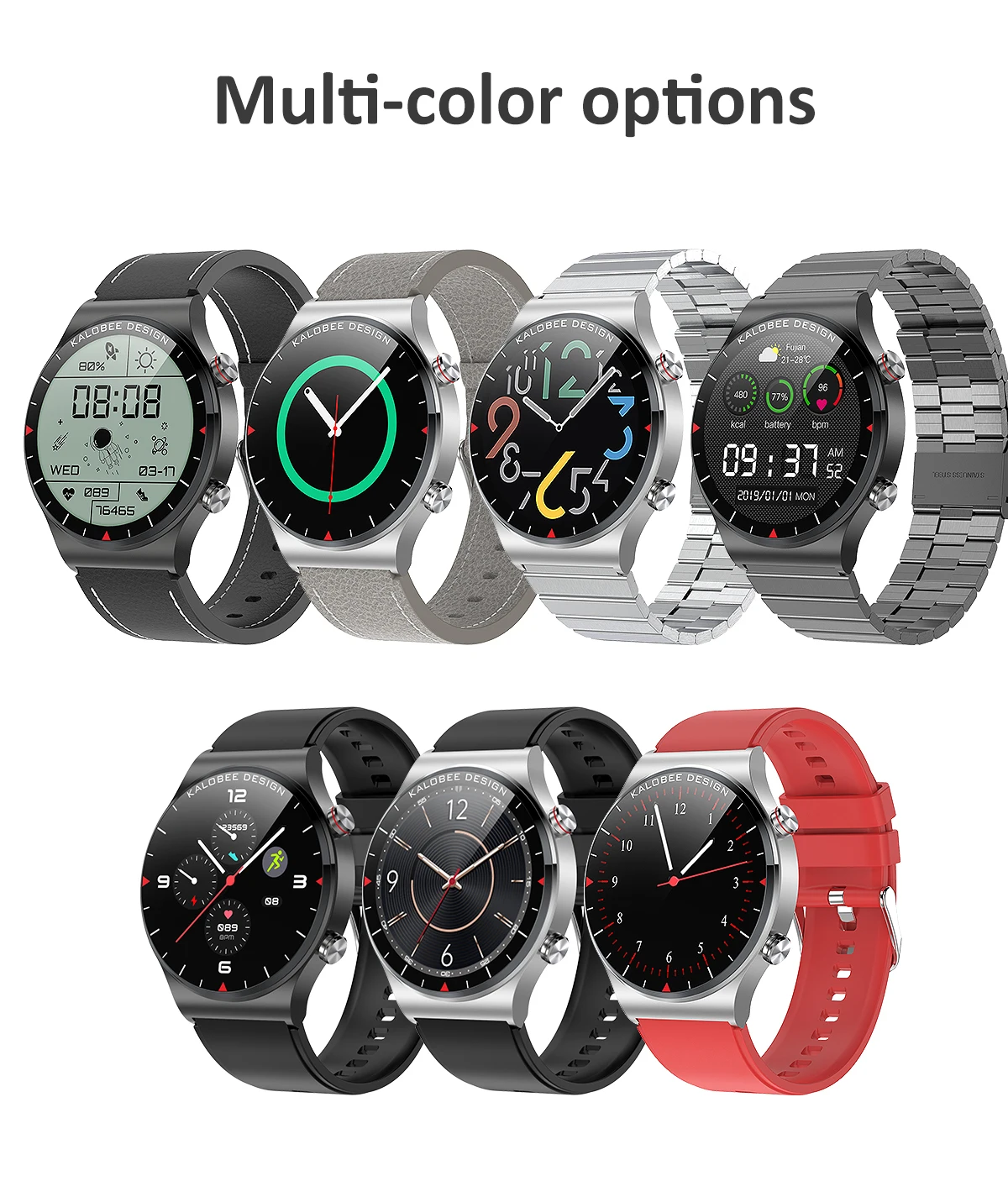 

New smart watch SK8 Pro bracelet men's BT call custom dial touch screen clock heart rate exercise fitness tracker wristwatch