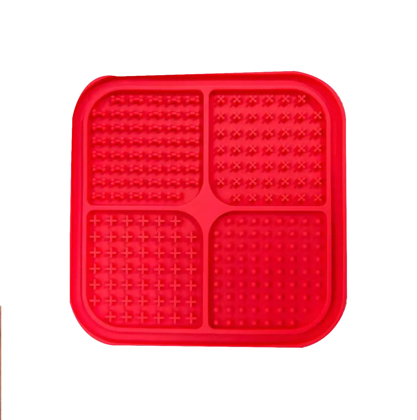 

silicone slower feeder Lick Mat for Dogs with Suction Cups BoredomAnxiety Reduction Treats Mat for Peanut Butter Yogurt, Customized color