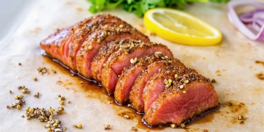 Tuna lemon pepper flavor wheel
