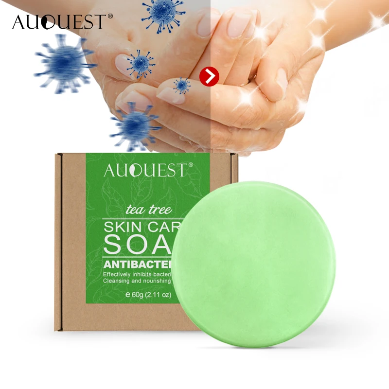 

OEM Natural Skin Care Anti-inflammatory Tea Tree Oil Hand Wash Body Soap, Green