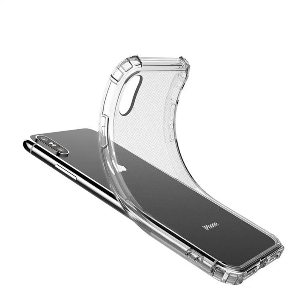 

Best Quality for iPHONE 12 Case Ant-Shock Cover for Xiaomi 10T 10T lite TPU Back Cover Soft 1.5mm for Huawei P SMart 2021 Case, Transparent