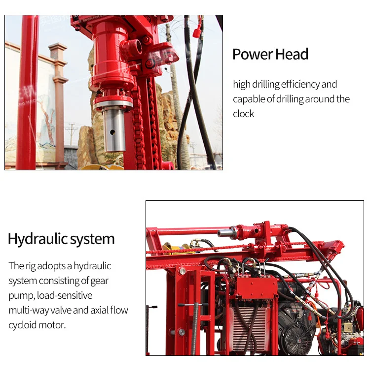 Air Compressor Stone Mountain Borehole Drilling Machine Manufacturer
