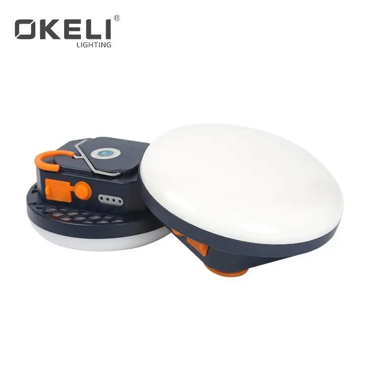 
OKELI New arrival portable rechargeable ABS IP66 waterproof 15w 30w outdoor led camping light 