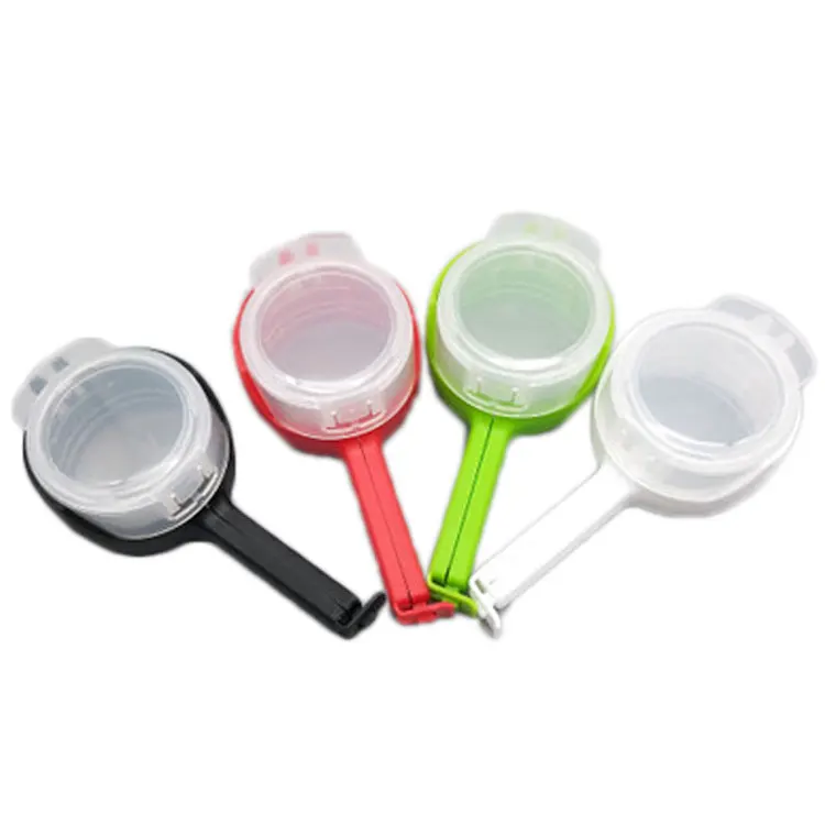 

High Quality Seal Pour Food Storage Bag Clip Snack Sealing Clip Sealer Clamp Plastic Helper with fresh Keeping, Black,red,green,white