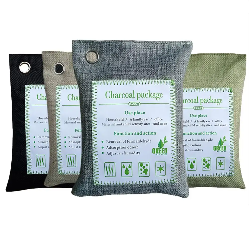 

Wholesale Natural 200g bamboo activated charcoal bags, Customized color
