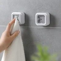 

High Quality Wall Hooks for Kitchen Bathroom Trackless Self Adhesive Wall Hanger Mounted Napkin Rack Towel hook