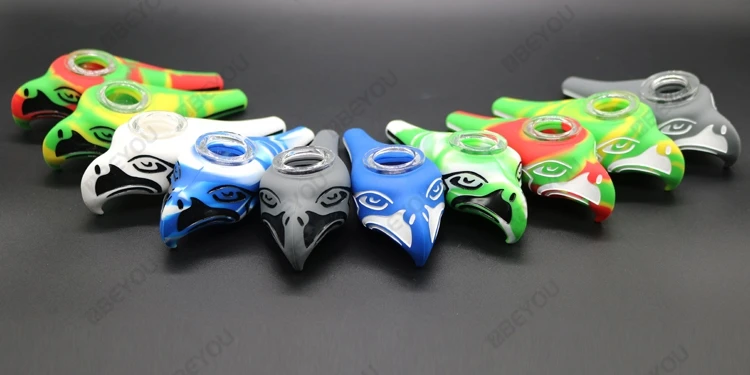 beyou free samples glass bowl weed pipe silicone hand pipes