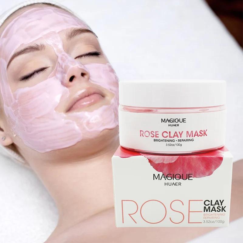 

Facial Private Label Organic Indian Kaolin Mud Red Powder Face Pink Rose Clay Mask