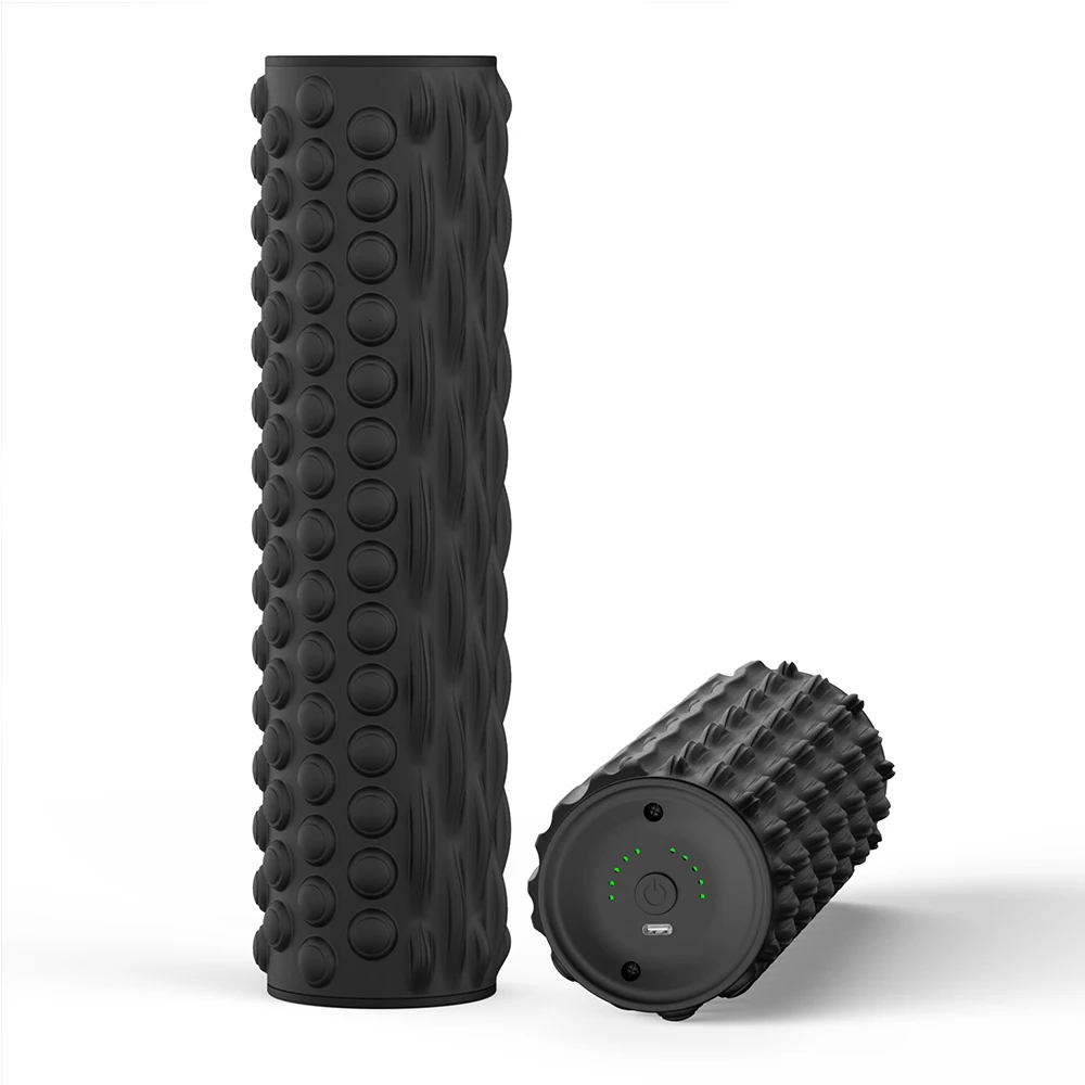 

High Density Deep Tissue Electric Mobility Vibrating Massager Vibration Fitness Yoga Foam Roller For Muscle Recovery