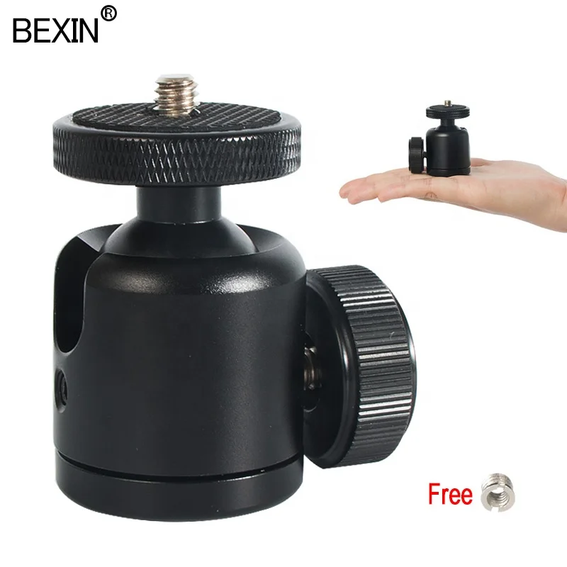 

BEXIN high quality aluminum alloy portable camera accessories mini tripod ball head camera ball head for dslr camera tripod