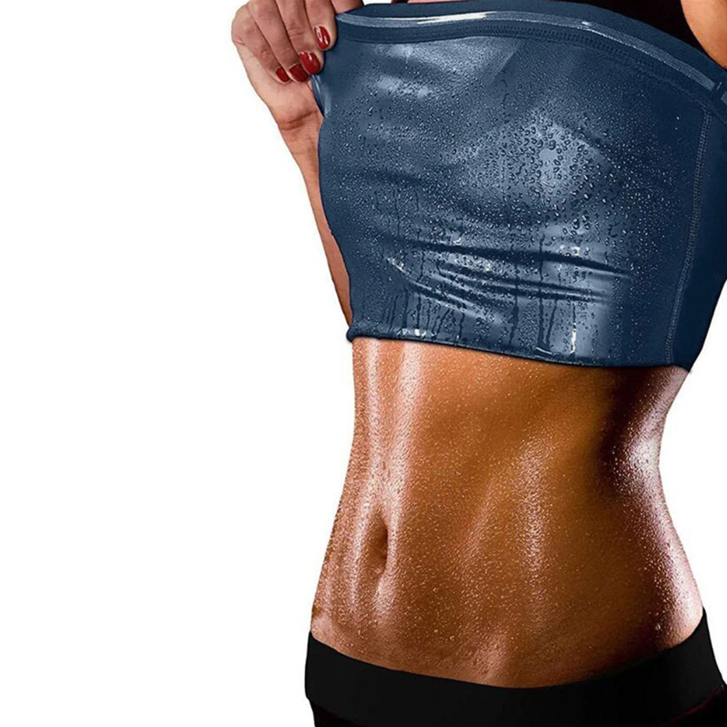 

TENNEIGHT Sauna Yoga Vest Customized Fitness Sport Suits Training Flex Sweat Shaper Traje Sauna Suit for Womens Men, Black