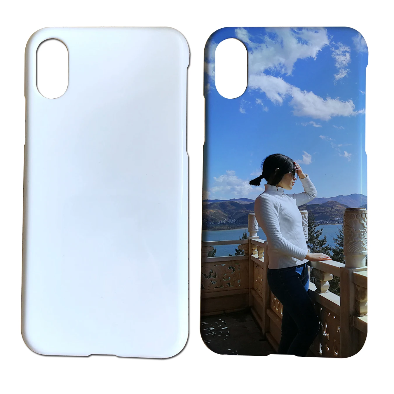 

Wholesale High Quality PC 3D Sublimation Blank Case for iphoneXR, White