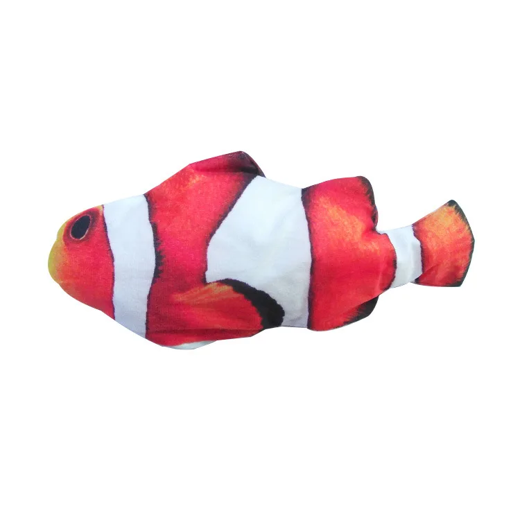 

Usb Electric Catnip Moving Realistic Cat Toy fish Shape Happy Jumping Pet Toy Plush Electric Interactive Cat Fish Toy, Multiple options