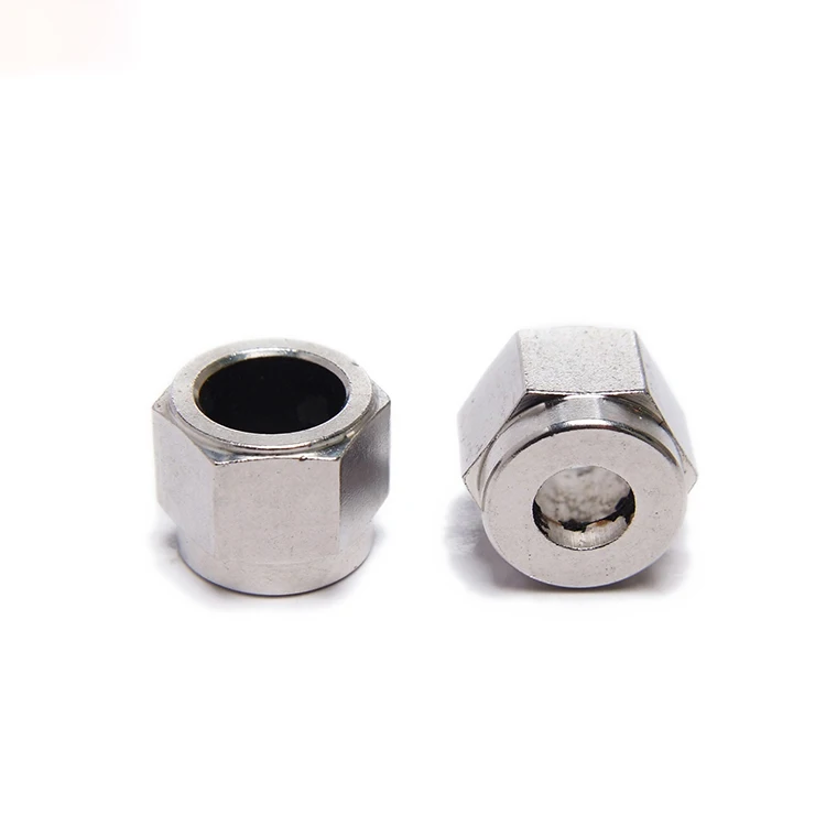 

Stainless Steel Twin Ferrules Inch Tube Fitting's Nuts 1/16 to 1 1/2" tube nut and sleeve