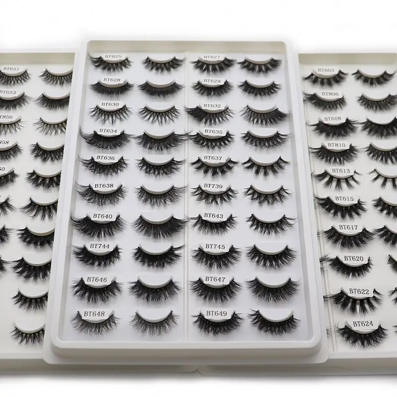 

Wholesale the best quality cruelty free 25mm mink eyelash fluffy 3d mink lashes vendor, Natural black