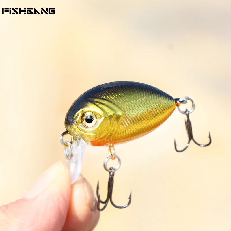 

Mini crankbait fishing lures 3.7g 32mm floating bass fishing lures bait artificial hard plastic hard saitwater fishing lures, 6 colors