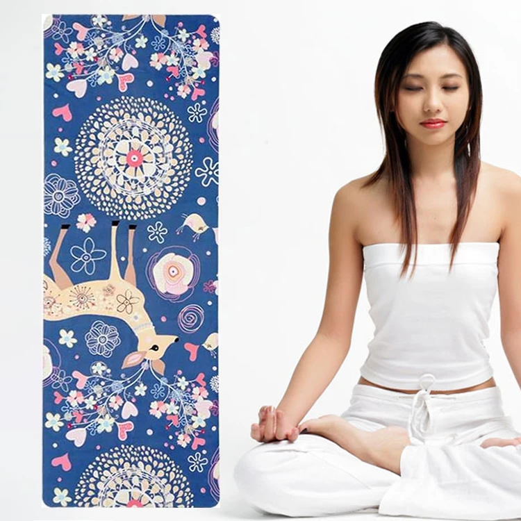 

Non Slip Suede Rubber Yoga Mat 1.5mm With Cheap Price, Picture