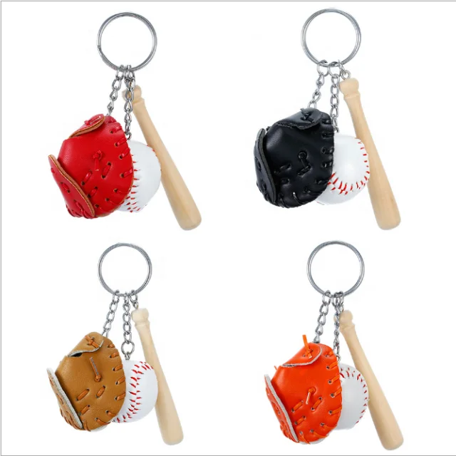 

Multicolor Men Bags Car Key Ring Simulated Tennis Baseball Key Chain Couples Lover Gift For Women Keychain Jewelry for Dropship