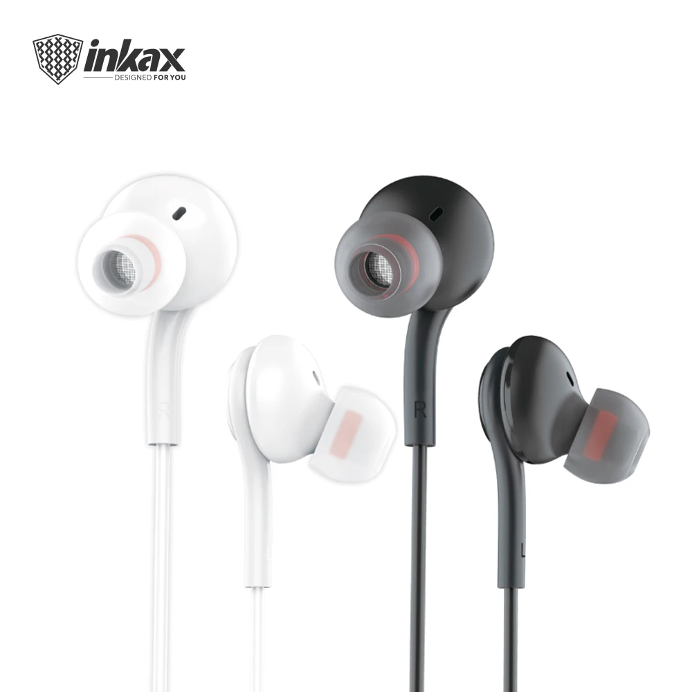 

inkax EP-05 3.5mm Wired Earphone in-ear Sports Headphones With Microphone For Mobile Phone/Game/3.5mm Device