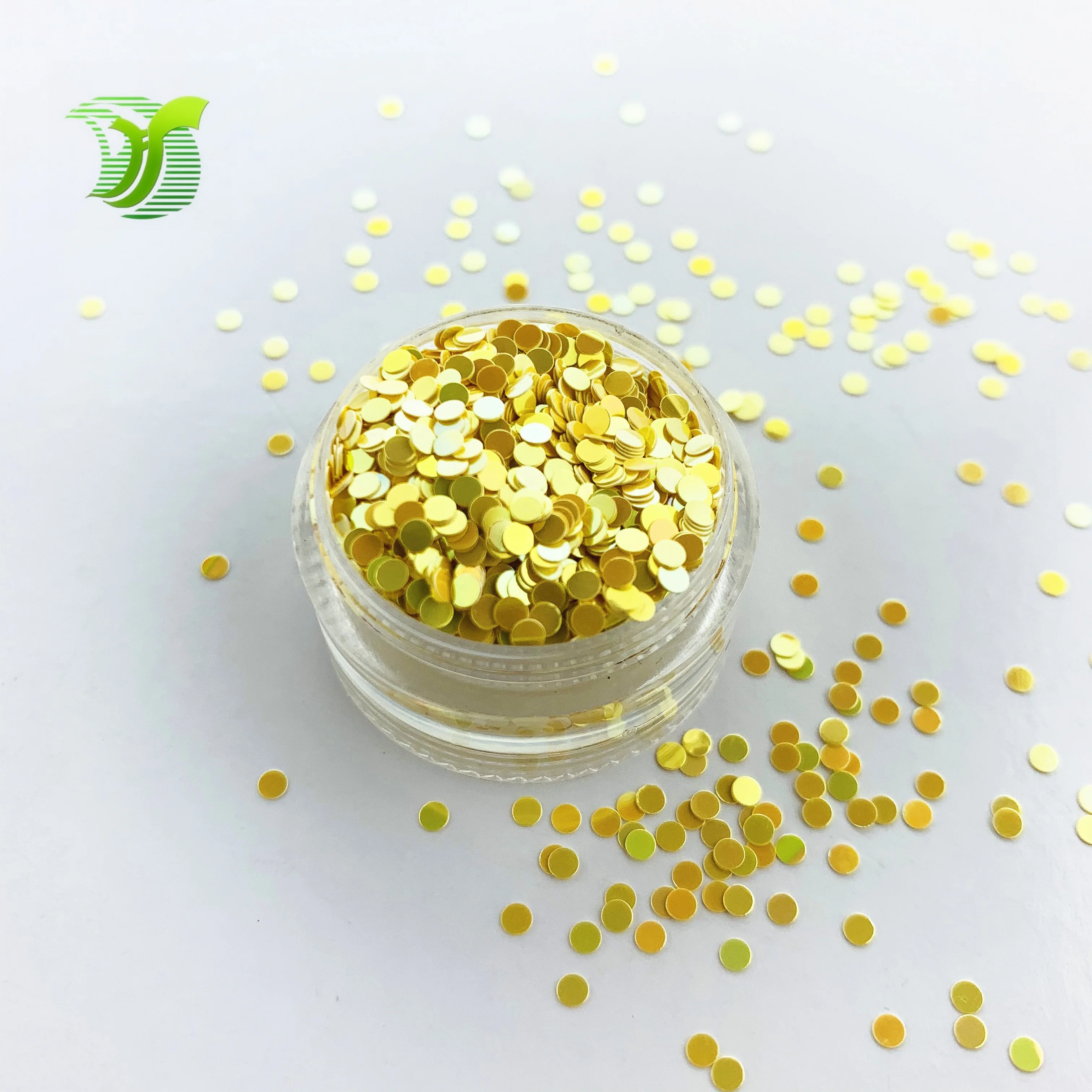 2019 新品上市令人眼花缭乱的耐高温换色金葱粉工艺品