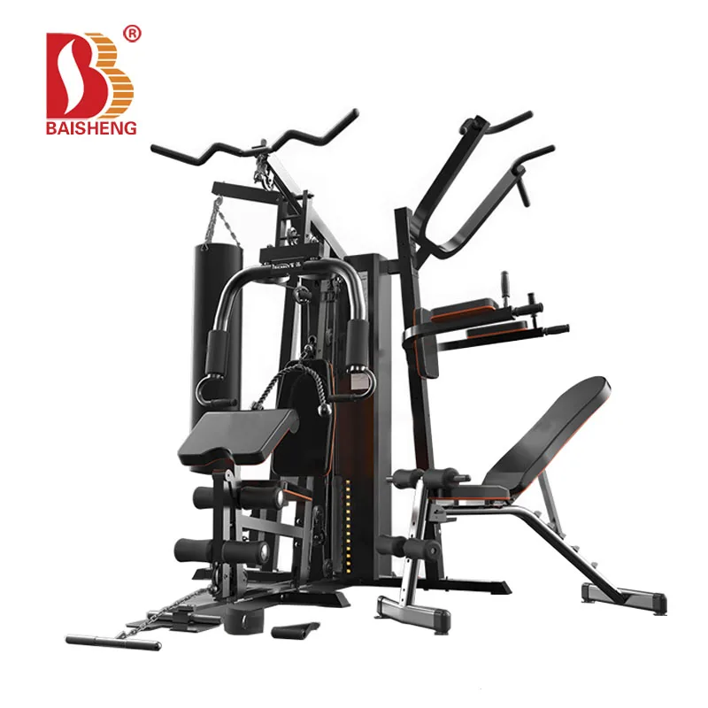 
China Home Workout Equipment Multi Station Home Gym Machine Three Station Home Gym for Sale 