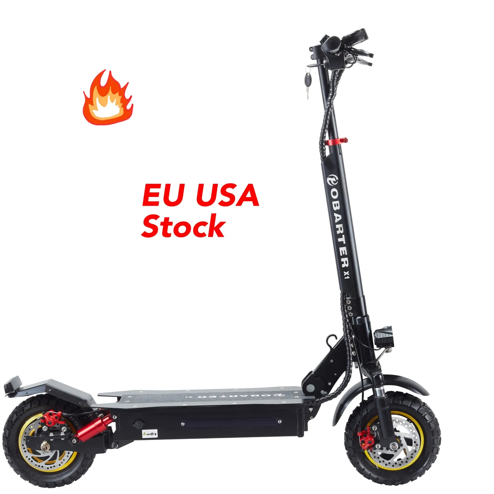 

EU USA warehouse long range powerful foldable cheap 48V 1000W off road dual motor e scooter 45 kmh for adult