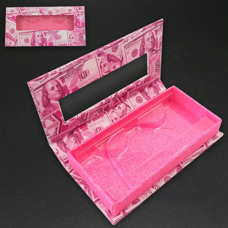 

Christmas lash box lashcases pink lash box custom lash box lashbook with mirror, Customization