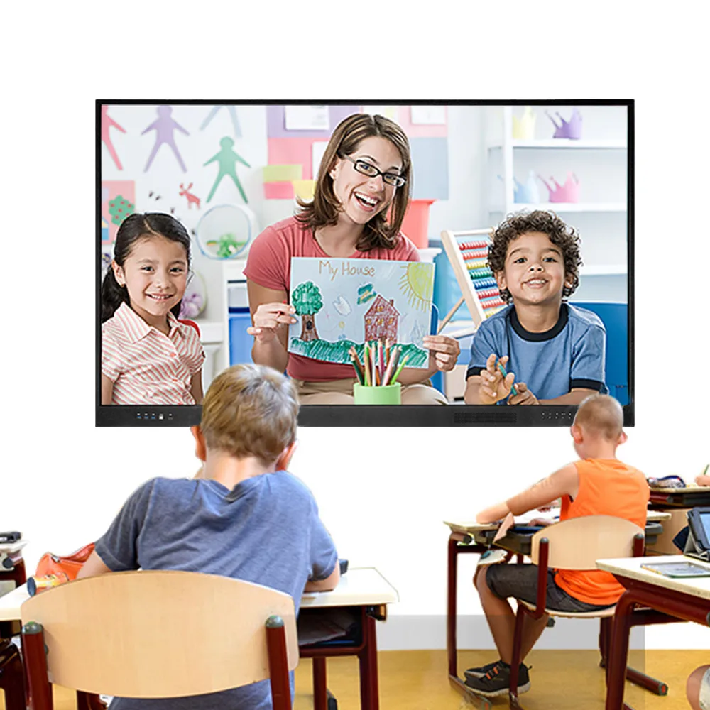 

Hot sales 65 inch education finger ir touch screen electronic tv digital smart board portable ecran interactif