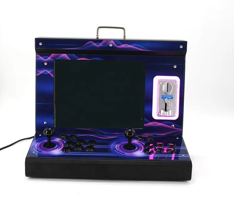 

Pandora Box Retro Video Arcade Games Console Support 3D Games Built-in 3188 Games, Black / white