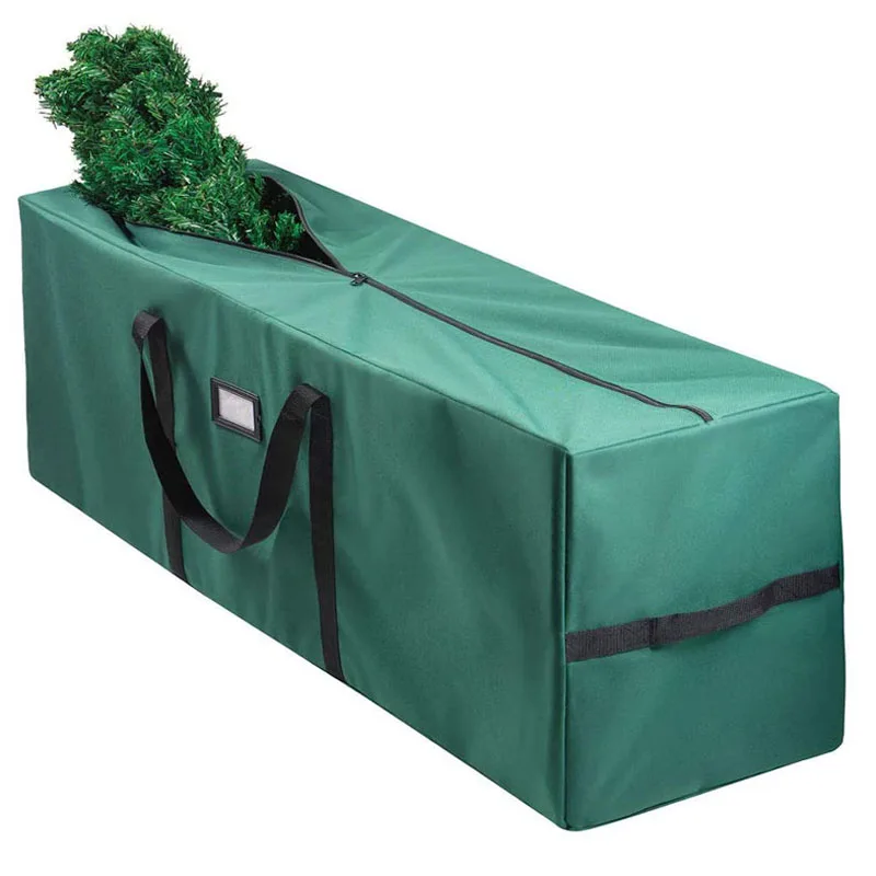 

Waterproof Heavy Duty Oxford Christmas Tree Tote Storage Bag With Reinforced Handles Xmas Decorations Container Duffel Sack