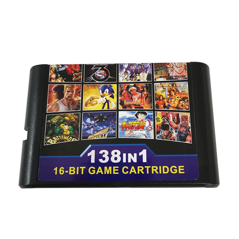 

The Best 138 in 1 Game Cartridge 16 bit MD Game Card For Sega Mega Drive For Sega Genesis and for original console