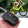 private label cell phone remote control cable lock IP55 waterproof bike alarm padlock
