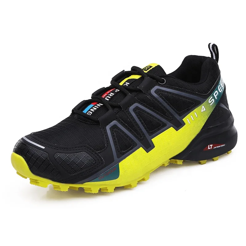 

2021 Outdoor Waterproof Shoes Camping Hiking Running Non-Slip Outdoor Lace-Up Mountain Trail Running Shoes Hiking Shoes For Men
