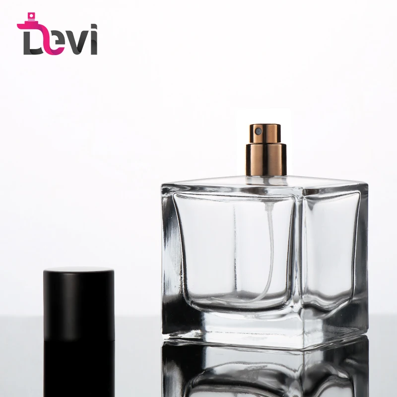 
Devi High Quality 100ml Glass Bottle Pump Cosmetic Perfume Package 