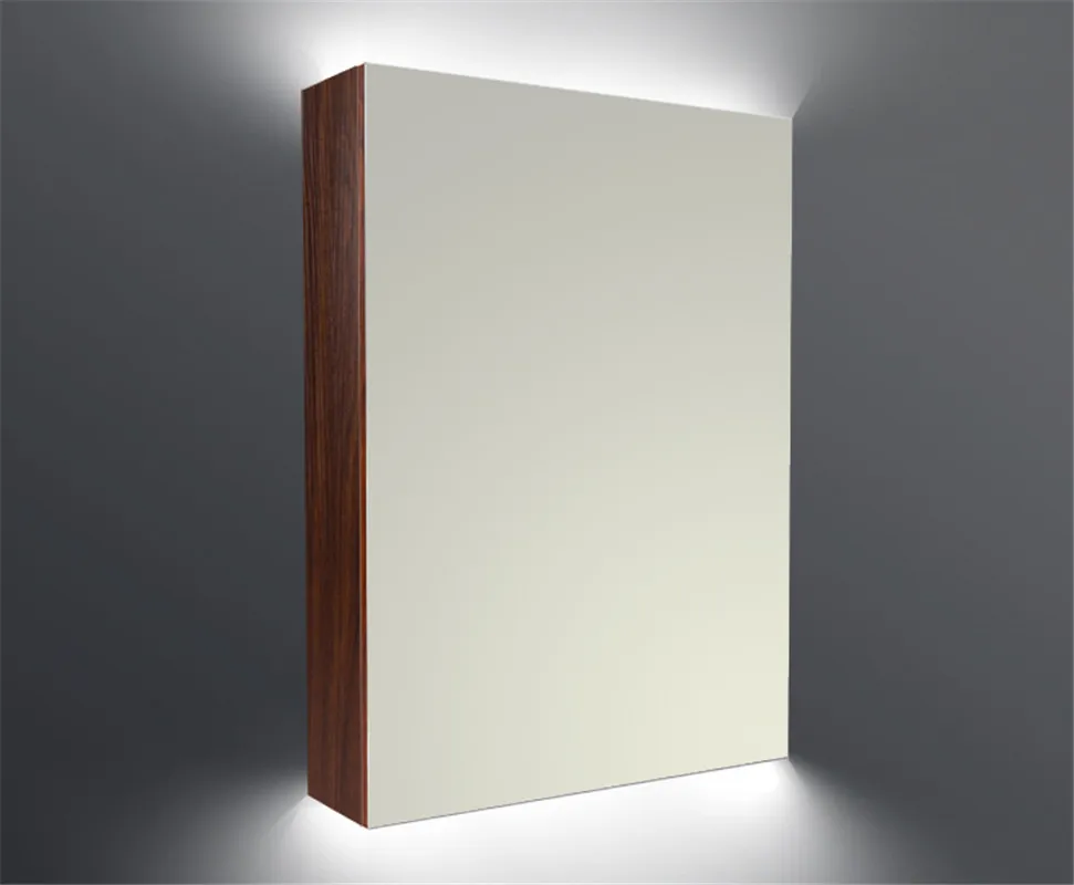 Vanity Mirror Cabinet with LED lighting up and down for Bathroom Vanity Cabinets single door