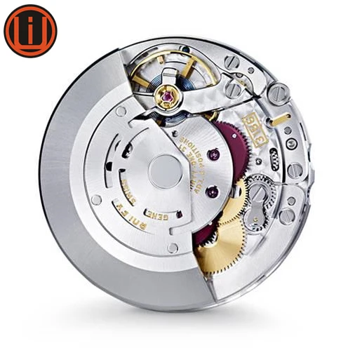 

Luxury Mechanical Movement Blue Gossamer Red Ruby Parachrom Watch Parts Super 3186 Movement for Gmt Master watch