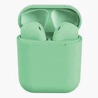 

2020 newest factory Macaron color Inpods 12 matte Touch Control Pop up Window TWS 5.0 Stereo Mini Wireless BT Earphone inpods12