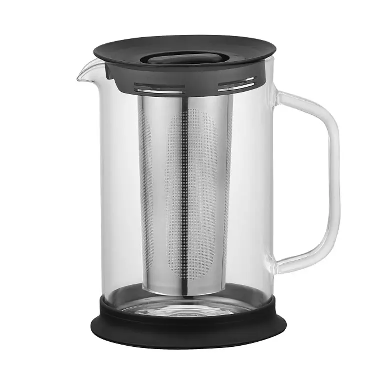 

Customize logo home 1500ml cold brew coffee infuser container