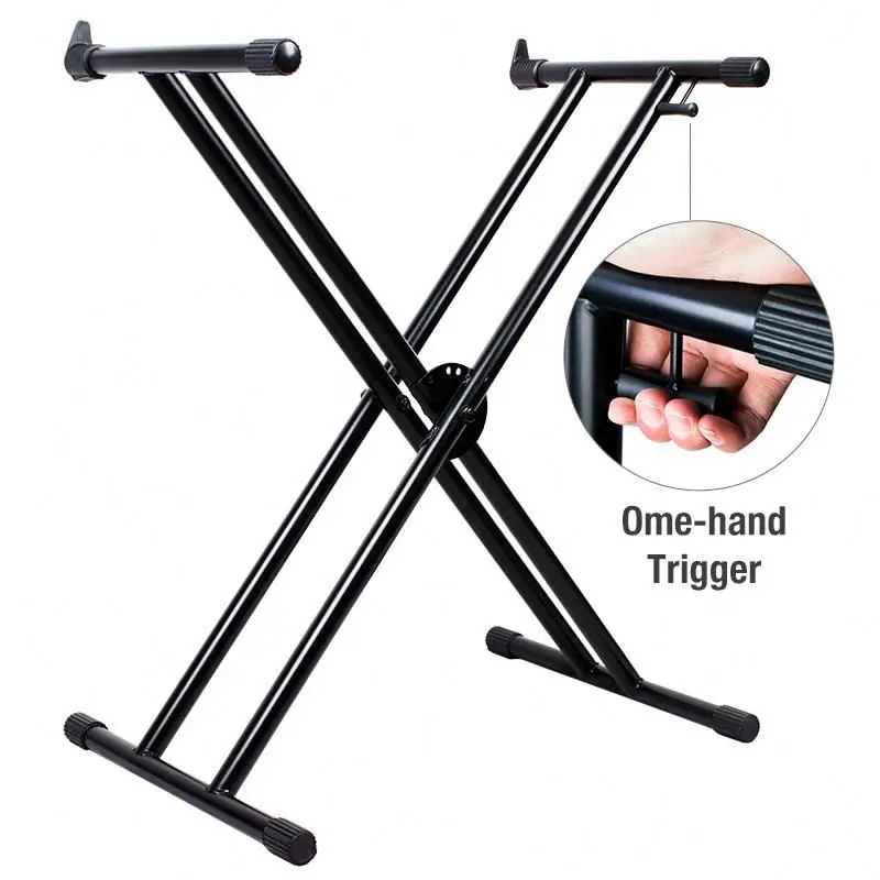 

DDP RTS Heavy Duty Professional Piano Double X music Keyboard Stand for Music Instrument