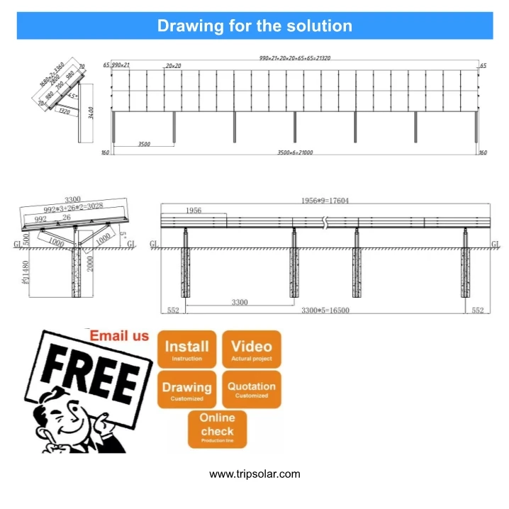 (free Drawing)solar Ground Mount Solar Racking Systems,Solar Ground ...