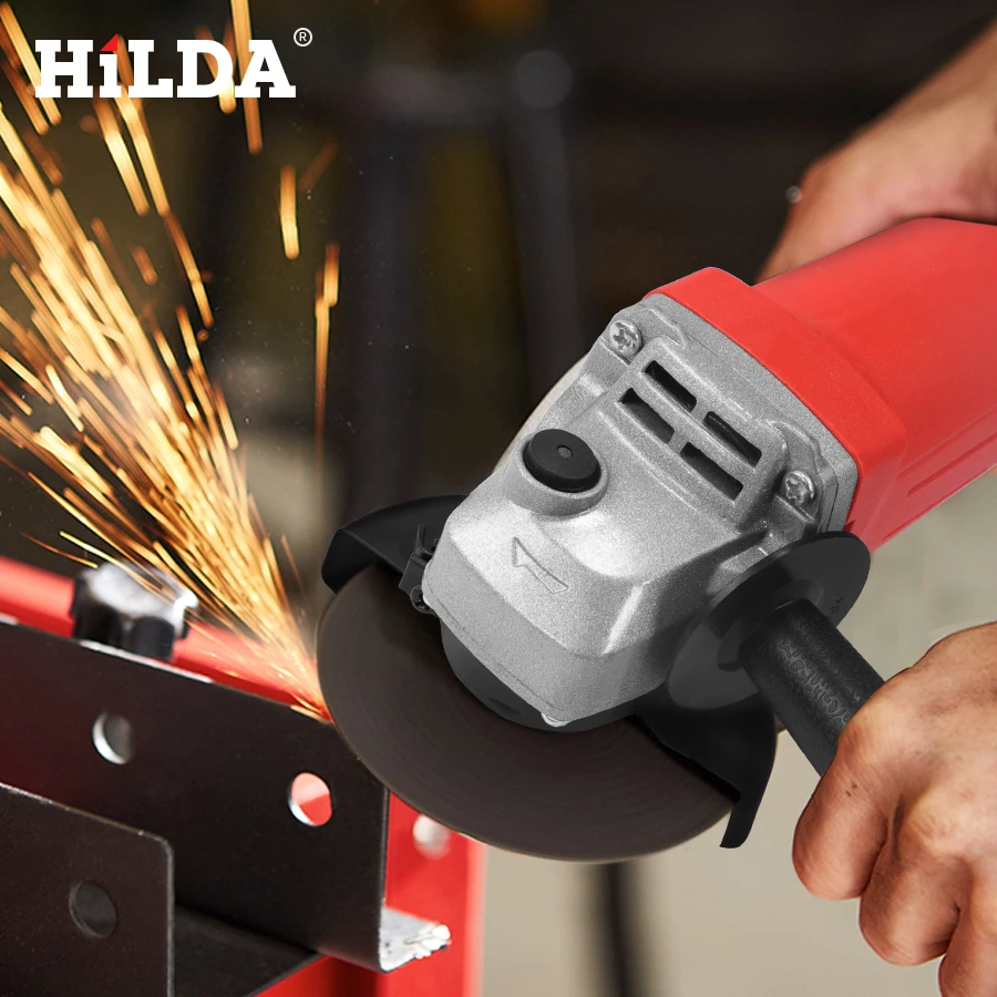 Hilda — Mini-meuleuse d'angle professionnelle, 100mm, appareil de perçage électrique robuste