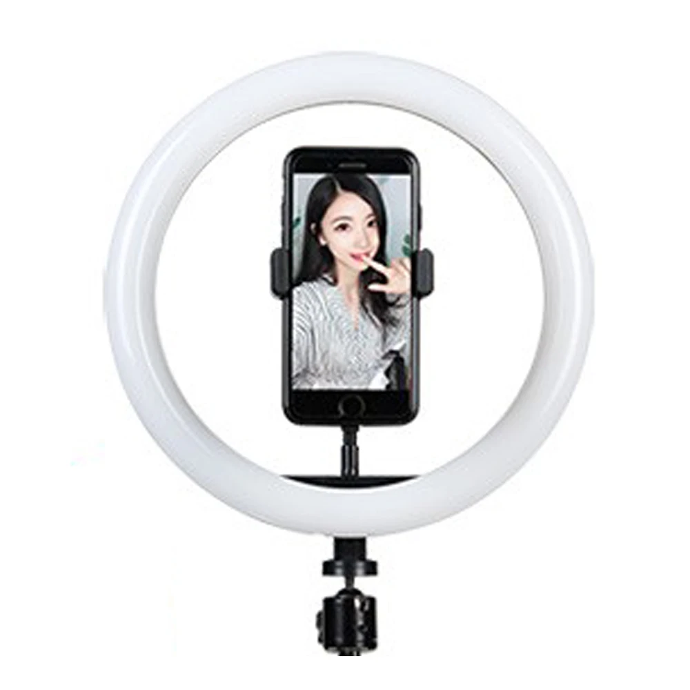 

Table Top Live Beauty Fill Light Adjustable LED Ring Light Adjustable MINI 10 Inch Iron Pipe + LED Light + ABS SD-RL10-01 10inch