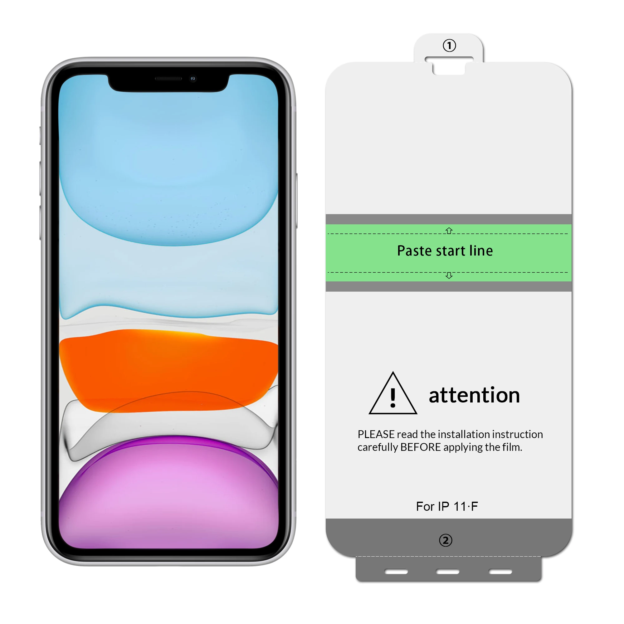 

Protective Film Ultra-thin 360 Full Body Cover Unbreakable TPU Screen Protector For iPhone 11