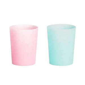 Image of In Stock Unbreakable Eco-friendly Food Grade Silicone Cup Drinking Cup