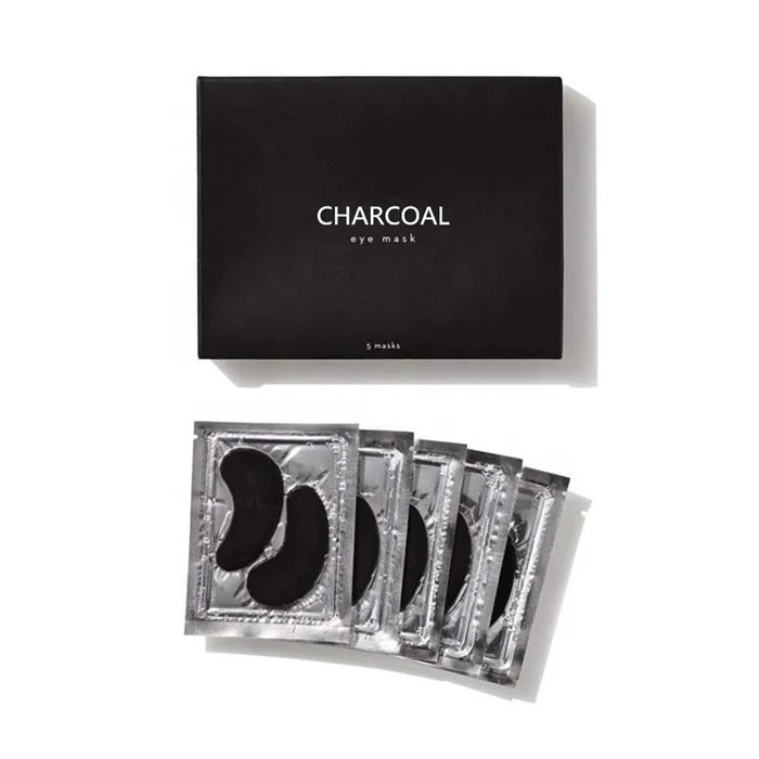 

Activated Charcoal Eye Patches Mask with Hydro Gel Depuffing Anti-aging, Black