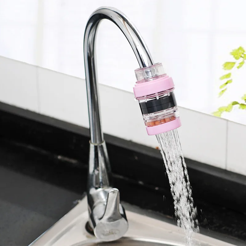 

1pcs Kitchen Faucet Water Filter Healthy Active Carbon Water Clean Filter Faucet Tap for Household Faucet Purifier