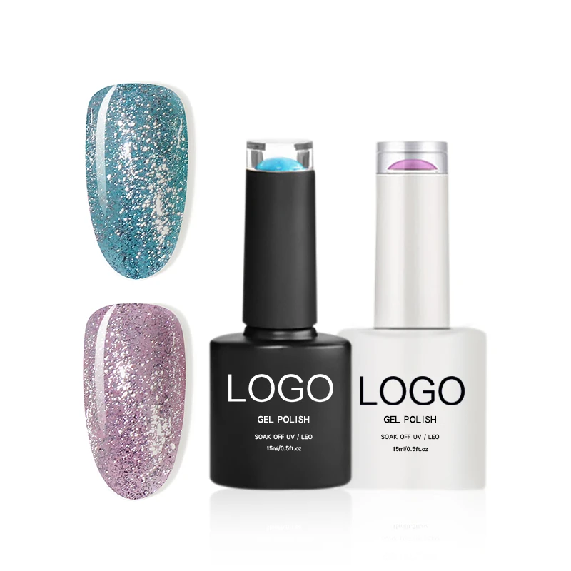 

Reflective Diamond Nail Polish Diamond Disco Glitter Gel Reflective Diamond Polish Gel Shimmery Gel Polish for Nail Art